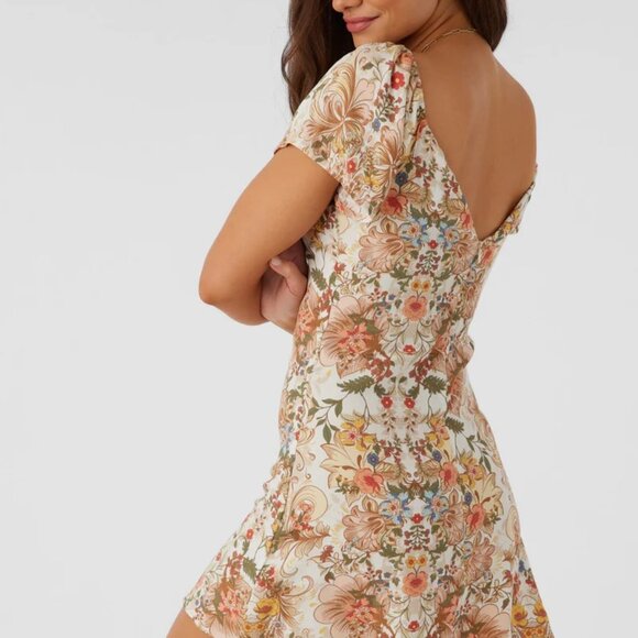 ONeil Ira Sofia Floral Flutter Sleeve Mini Dress - Picture 2 of 5